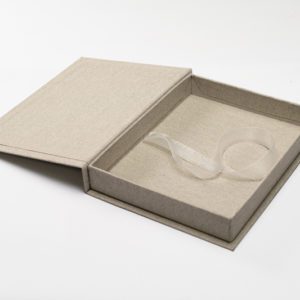 Square Flip Linen Box